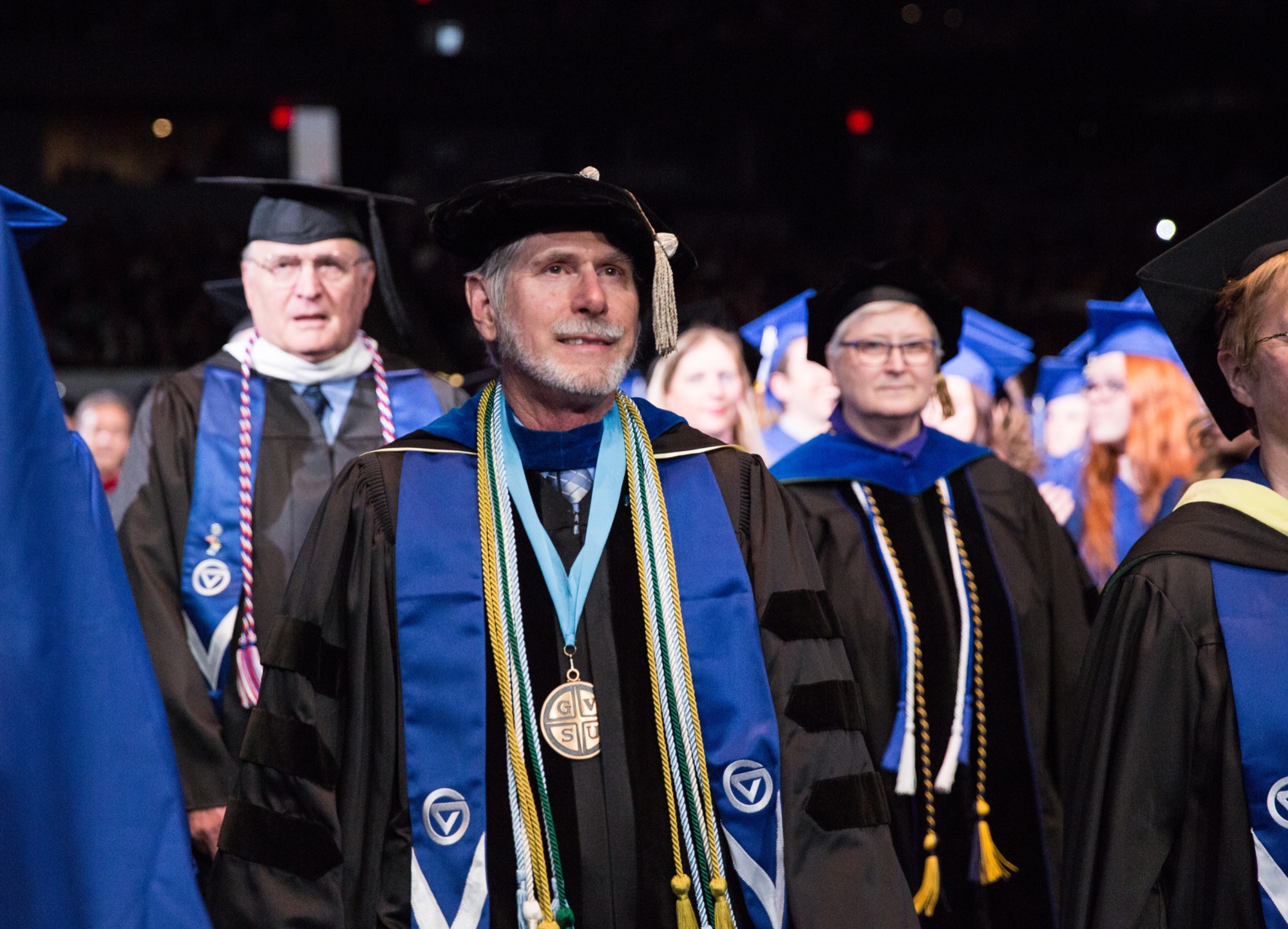 GVSU Faculty participating in a Commencement Processional